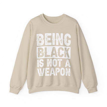 Positive Black Quote Unisex Heavy Blend™ Crewneck Sweatshirt - NGOWE STORE