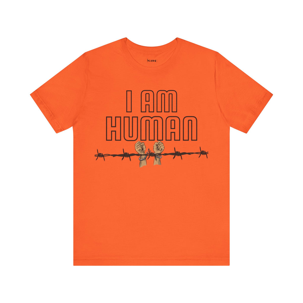 I AM HUMAN Unisex Jersey Tee - Empowerment & Humanity Message, Everyday Wear - NGOWE STORE
