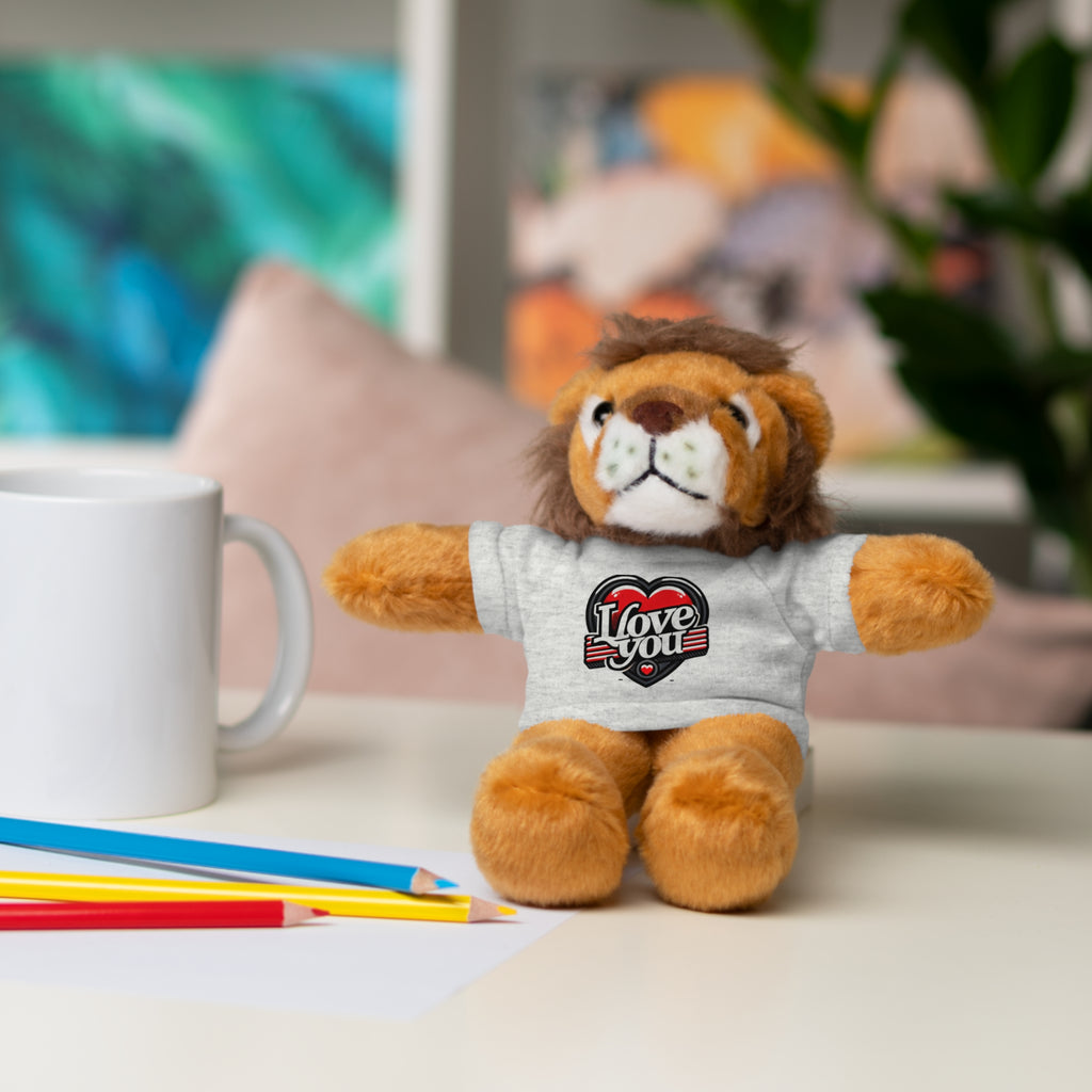 I Love You Stuffed Animals with Tee - NGOWE STORE