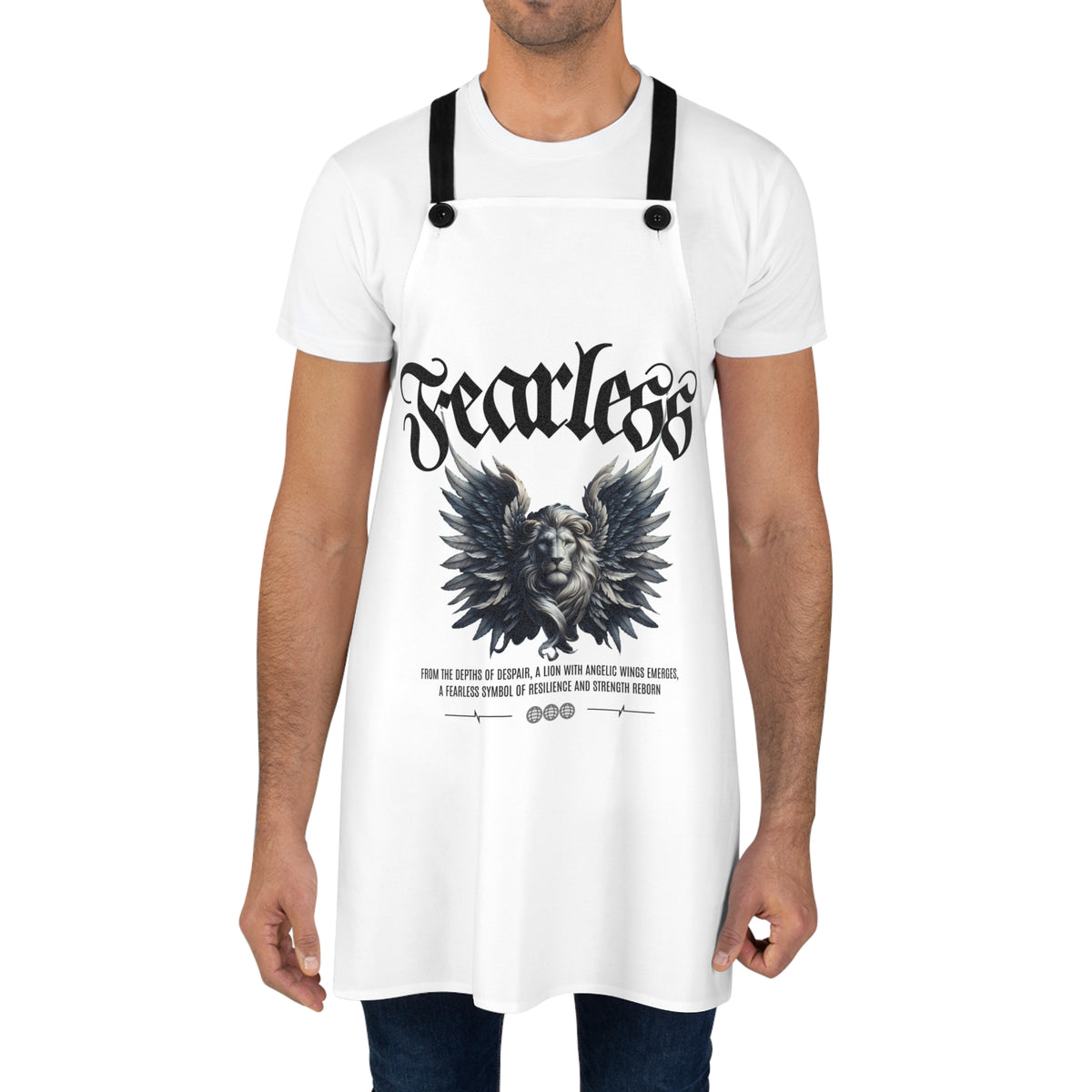 Fearless Lion Angel Apron (AOP) - NGOWE STORE