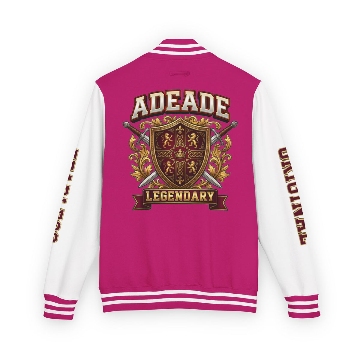 AdeAde “Original Fire” Varsity Jacket (Unisex) | NGOWE Designs Streetwear Heavyweight Letterman Jacket - NGOWE STORE
