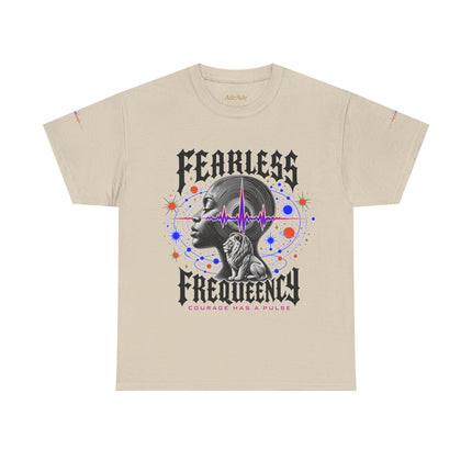 Fearless Frequency Graphic T-Shirt - Unisex Heavy Cotton Tee