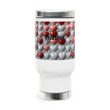 Fearless Stainless Steel Travel Mug with Handle, 14oz - NGOWE STORE