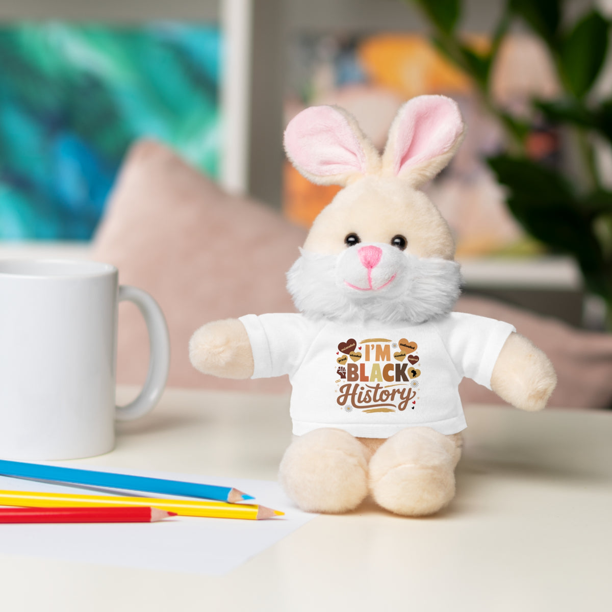 I'm Black History Stuffed Animals with Tee - NGOWE STORE