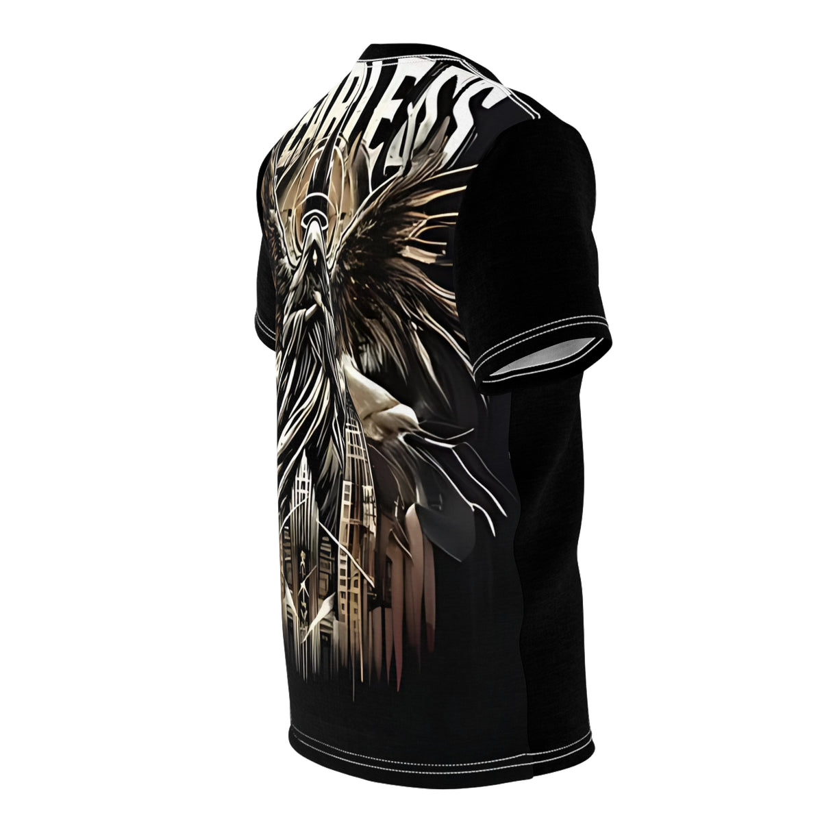 Gothic Angel Unisex Cut & Sew Tee (AOP) - NGOWE STORE