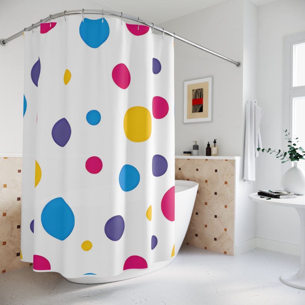Polka Dot Shower Curtains - NGOWE STORE