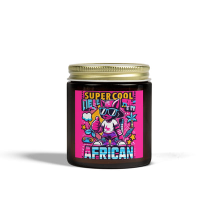 Super Cool African Scented Candles, Coconut Apricot Wax (4oz, 9oz)