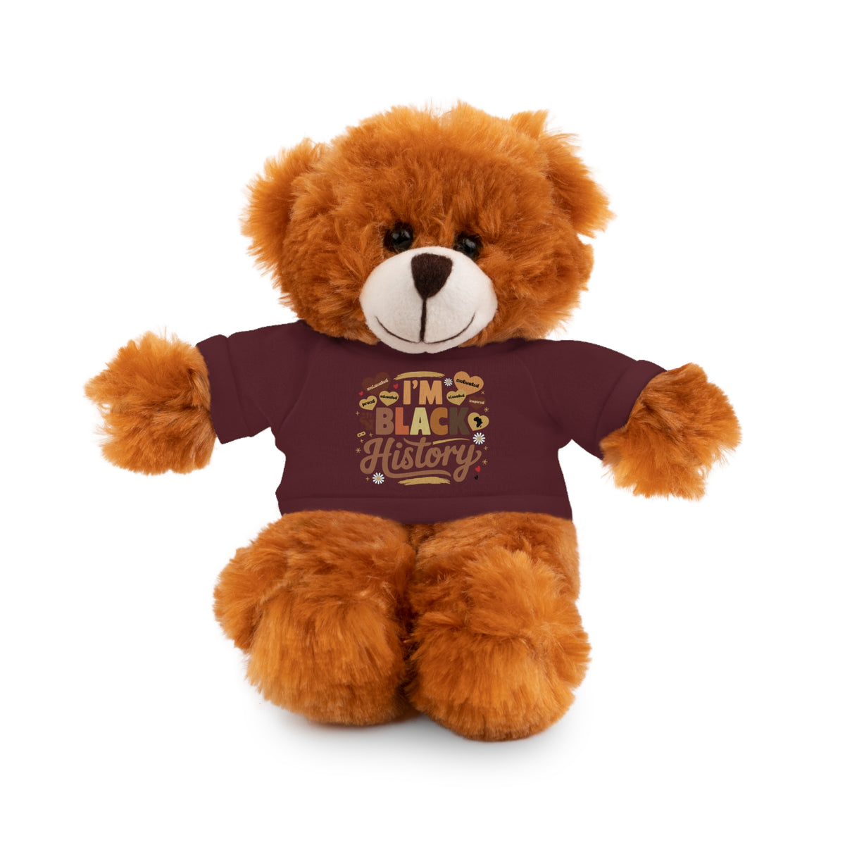 I'm Black History Stuffed Animals with Tee - NGOWE STORE
