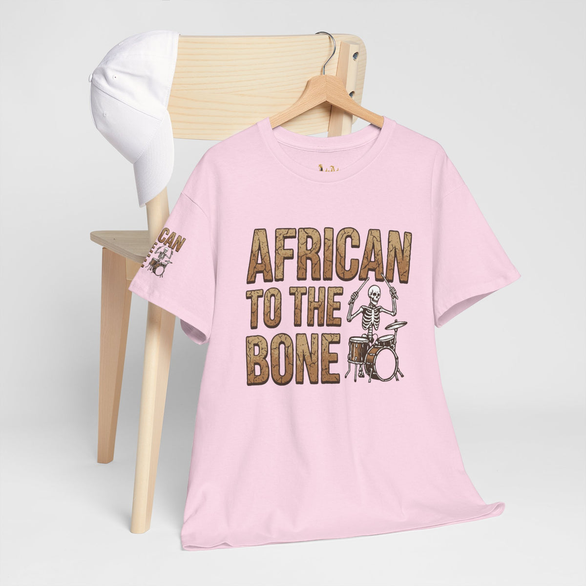 African to the Bone T-Shirt | AdeAde Original | Cultural Pride Unisex Tee | Soft Everyday Statement Shirt - NGOWE STORE