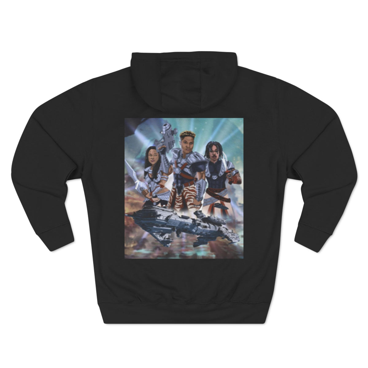 Fearless Warriors For Change Three-Panel Fleece Hoodie - NGOWE STORE