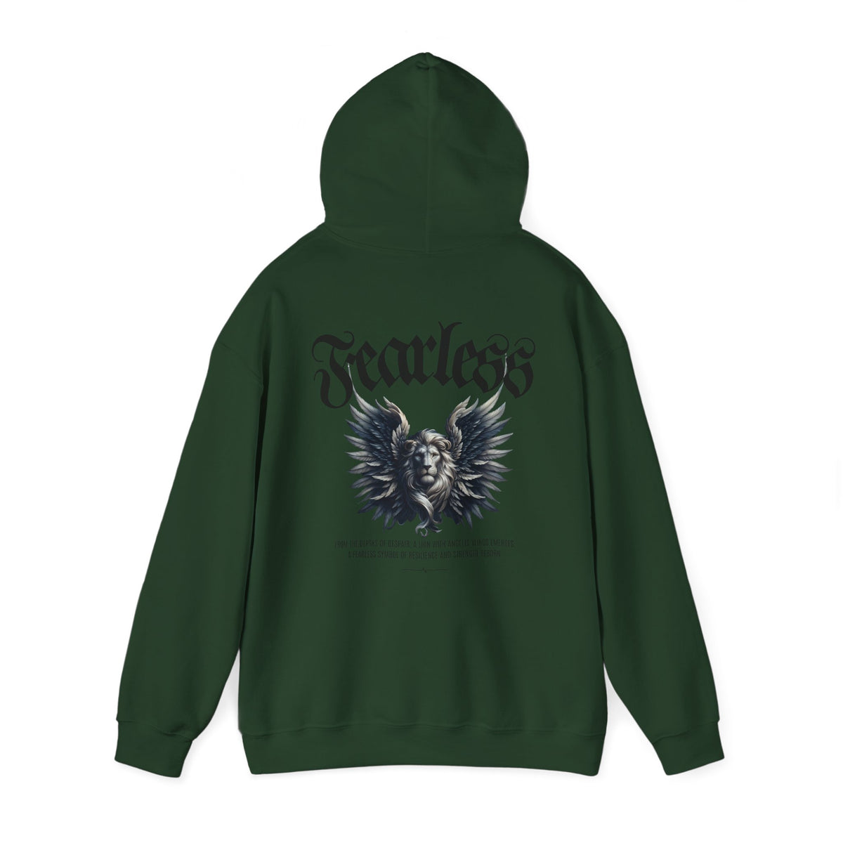 Fearless Lion Wings Unisex Heavy Blend™ Hooded Sweatshirt - NGOWE STORE