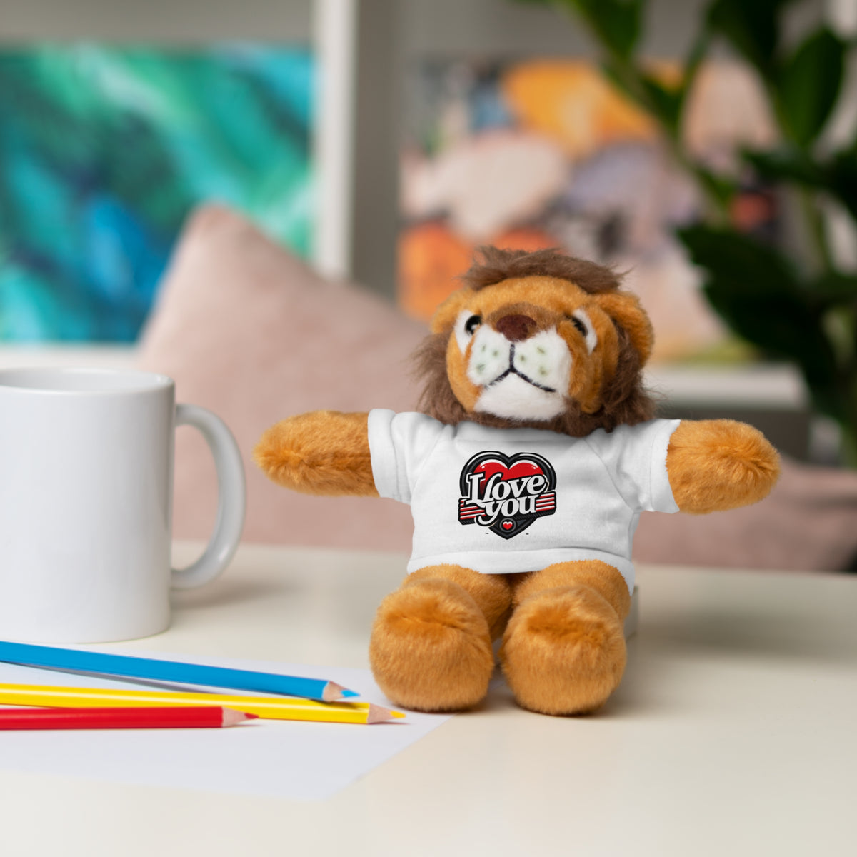 I Love You Stuffed Animals with Tee - NGOWE STORE