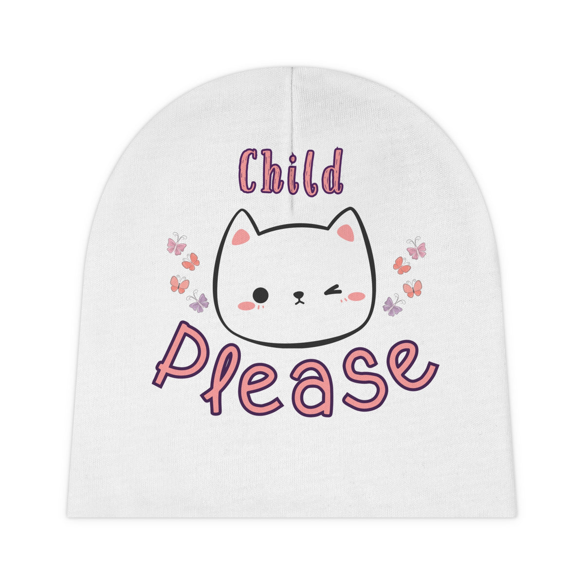 Sassy Baby Beanie (AOP) - NGOWE STORE