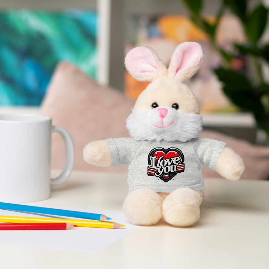 I Love You Stuffed Animals with Tee - NGOWE STORE