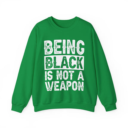 Positive Black Quote Unisex Heavy Blend™ Crewneck Sweatshirt