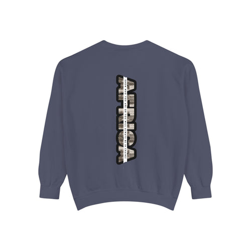 African Empowerment Unisex Garment-Dyed Sweatshirt - NGOWE STORE