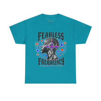 Fearless Frequency Graphic T-Shirt - Unisex Heavy Cotton Tee - NGOWE STORE