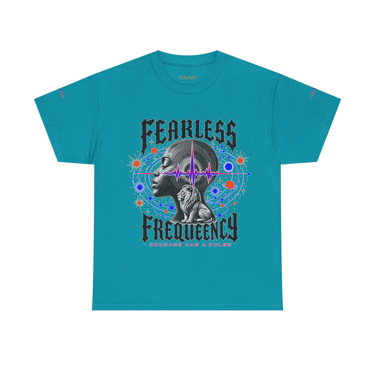 Fearless Frequency Graphic T-Shirt - Unisex Heavy Cotton Tee - NGOWE STORE