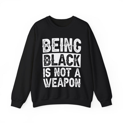 Positive Black Quote Unisex Heavy Blend™ Crewneck Sweatshirt