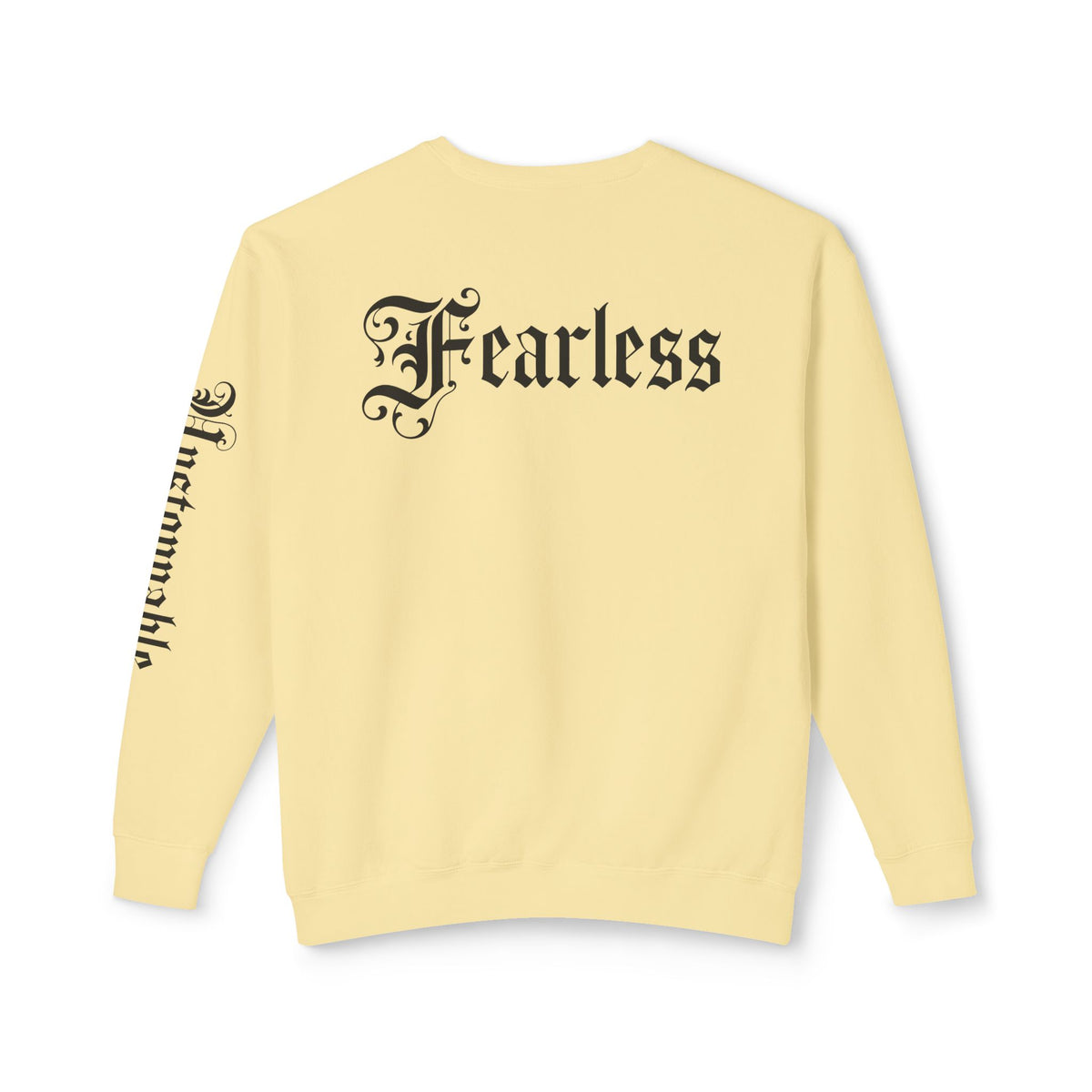 Fearless Statement AdeAde Crewneck Sweatshirt – White Edition Unisex Lightweight - NGOWE STORE