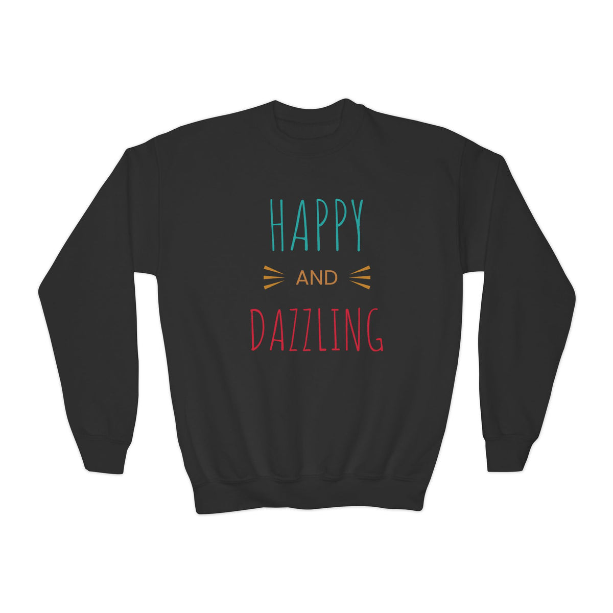 Happy and Dazzling Youth Crewneck Sweatshirt - NGOWE STORE