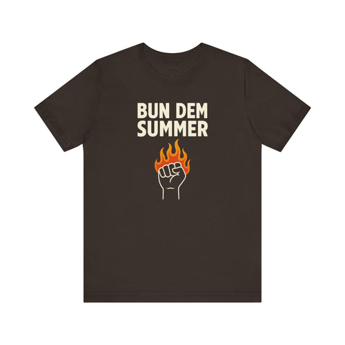 Bun Dem Summer 2025 Vibe Unisex Tee | Bun Dem Summer Graphic Shirt, Casual Wear, Festival Outfit, Gifts for Him / Her, Pride Apparel - NGOWE STORE