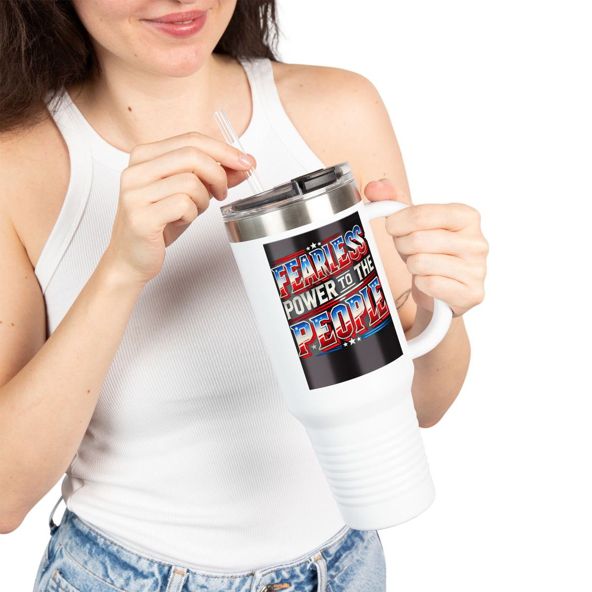 Fearless Power Insulated Travel Mug - 40oz - NGOWE STORE
