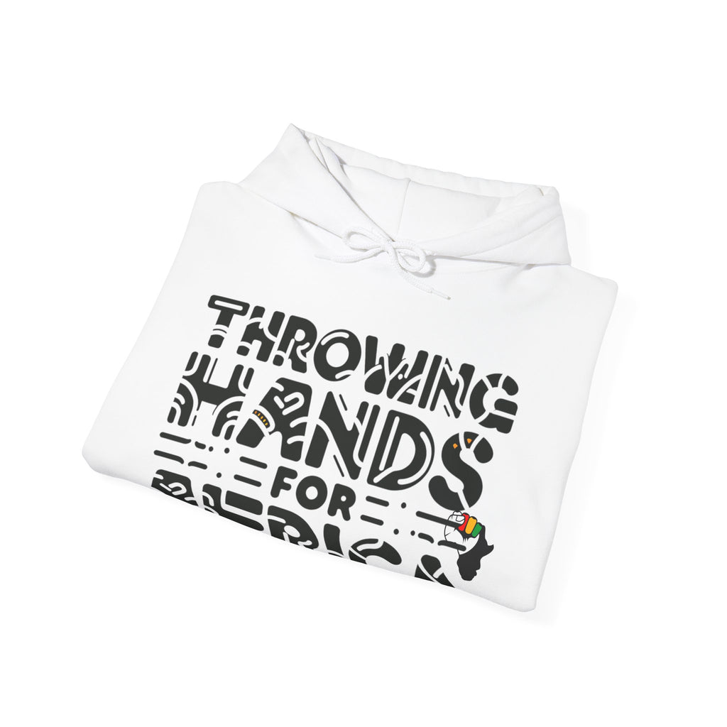 Throwing Hands For Africa Unisex Heavy Blend™ Hooded Sweatshirt - NGOWE STORE