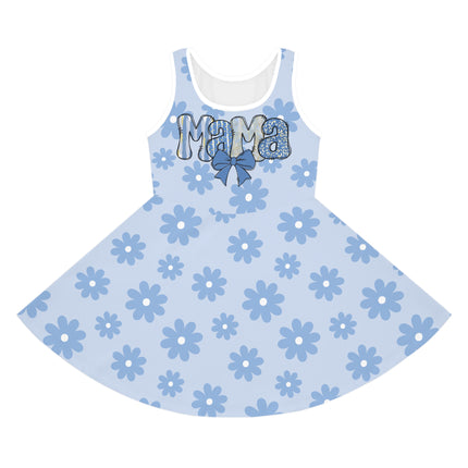 Flower MAMA Girls' Sleeveless Sundress (AOP)