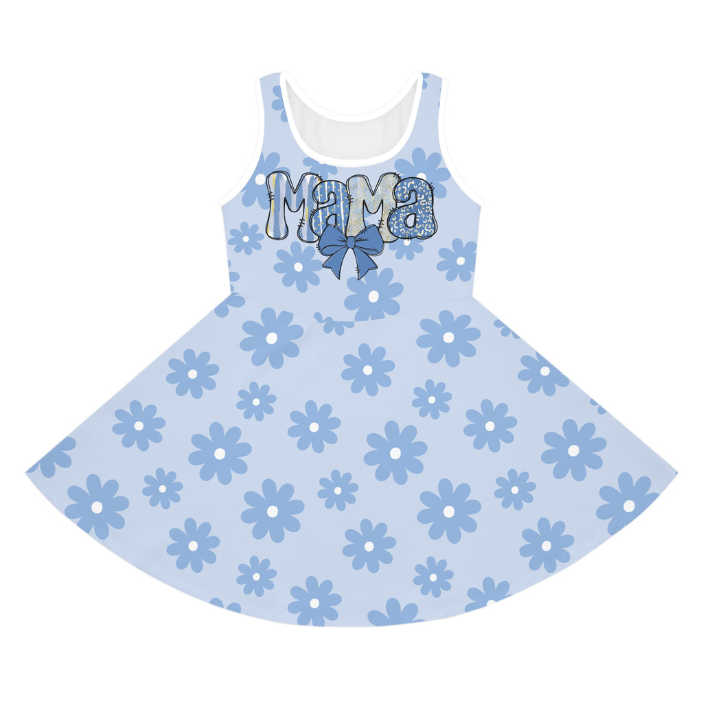 Flower MAMA Girls' Sleeveless Sundress (AOP) - NGOWE STORE