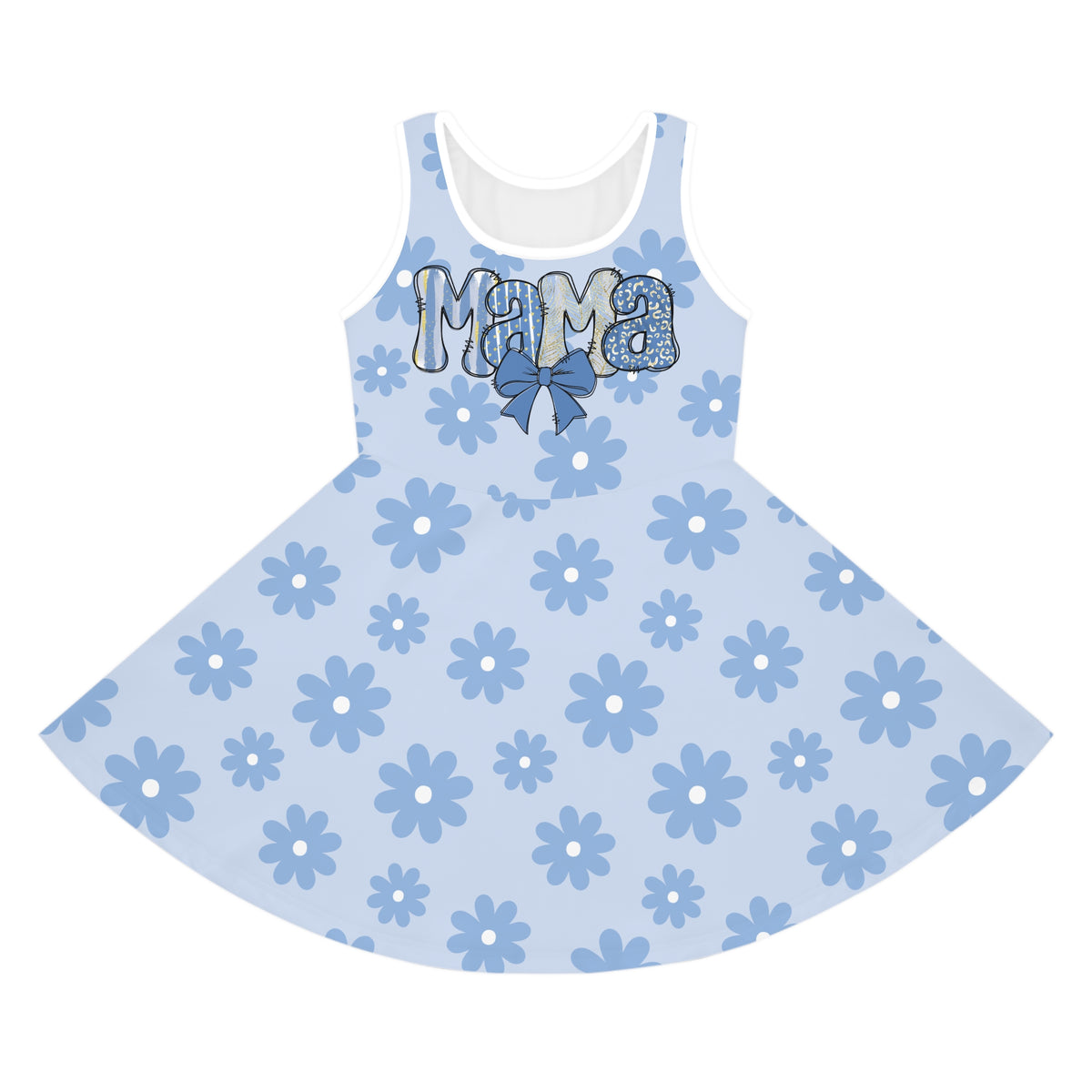 Flower MAMA Girls' Sleeveless Sundress (AOP) - NGOWE STORE