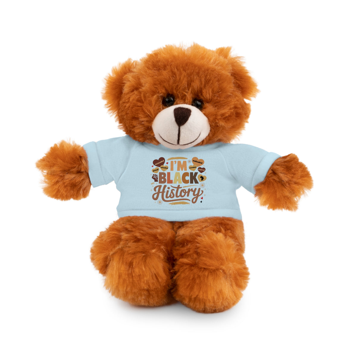I'm Black History Stuffed Animals with Tee - NGOWE STORE