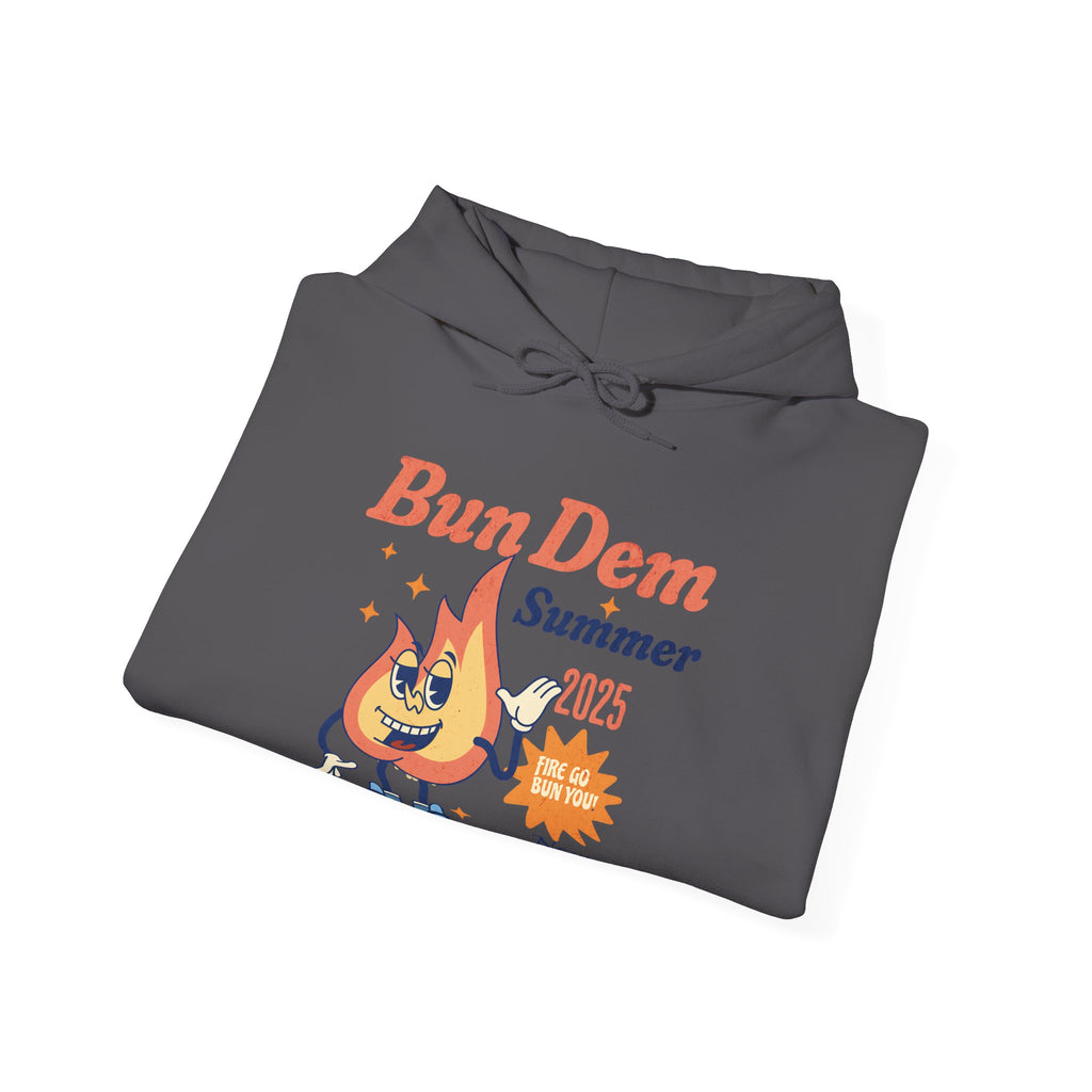 Bun Dem Summer Hoodie - Unisex Heavy Blend™ Sweatshirt, Chill Vibe, Perfect for Summer Parties, Gifts, Casual Wear, Streetwear - NGOWE STORE
