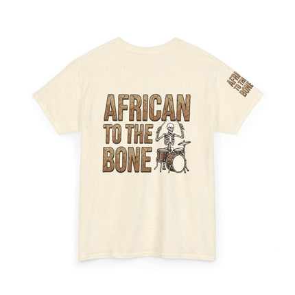 African to the Bone T-Shirt | AdeAde Original | Cultural Pride Unisex Tee | Soft Everyday Statement Shirt - NGOWE STORE