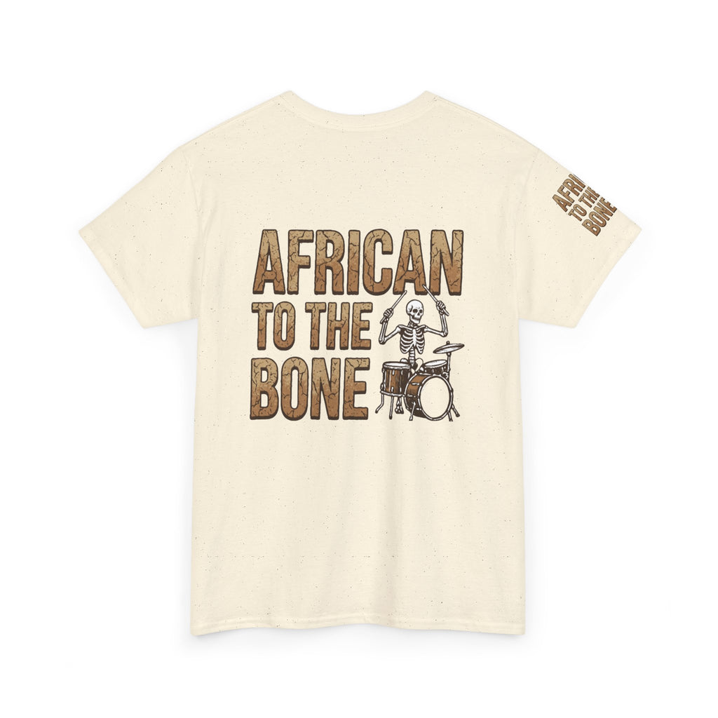 African to the Bone T-Shirt | AdeAde Original | Cultural Pride Unisex Tee | Soft Everyday Statement Shirt - NGOWE STORE