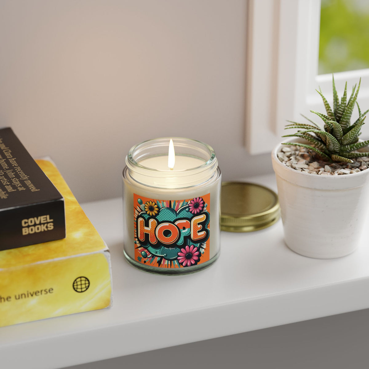 Scented Candles, Coconut Apricot Wax (4oz, 9oz) - NGOWE STORE