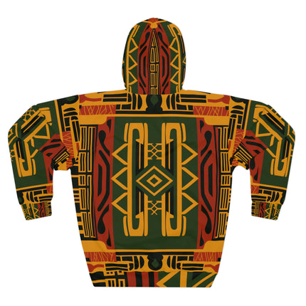 African Print Unisex Pullover Hoodie (AOP) - NGOWE STORE