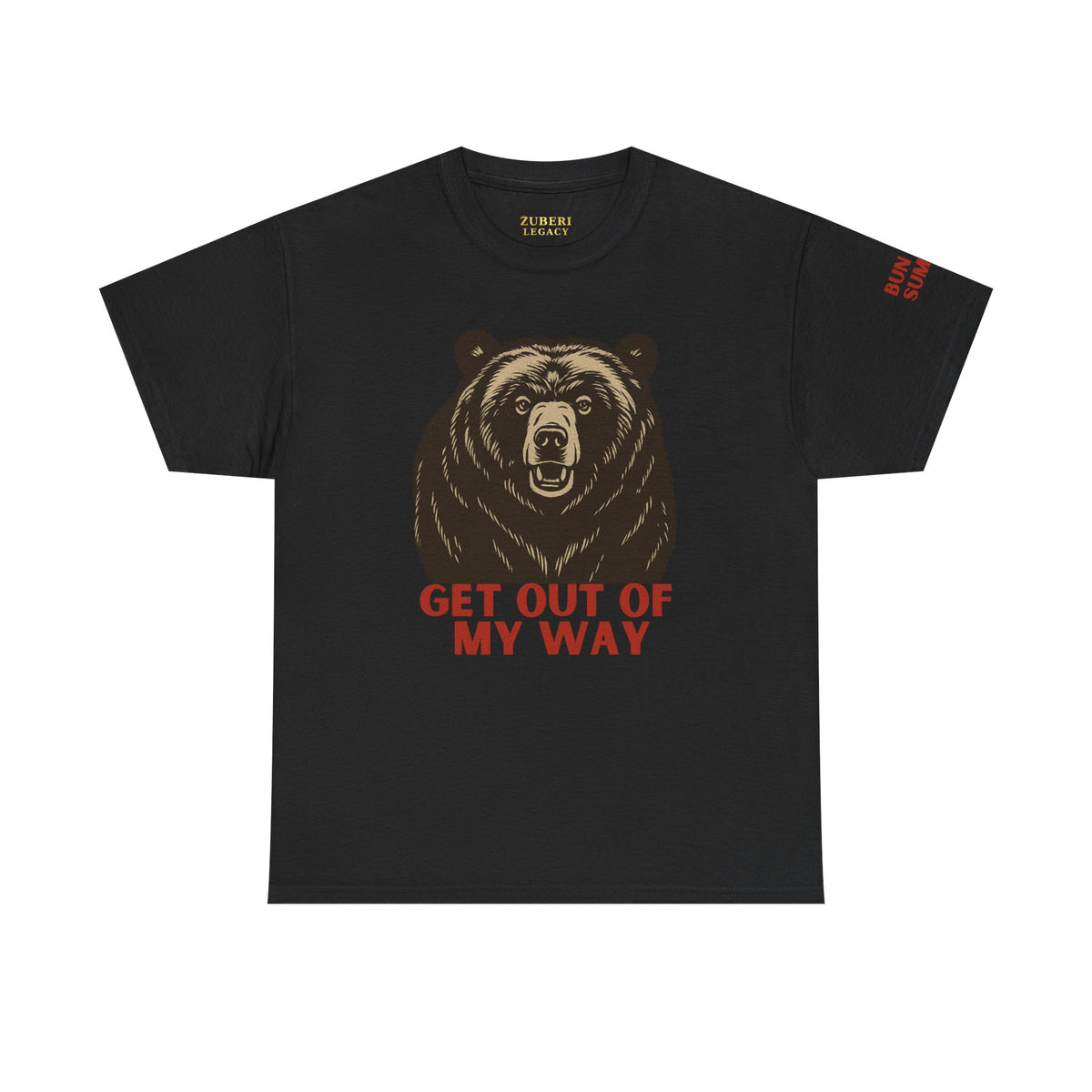 Bun Dem Summer Unisex Heavy Cotton Tee: Get Out of My Way T-Shirt Empire Edition for Wilderness Lovers, Casual Summer Wear, Gift for Him/Her, Outdoor Adventure [...] - NGOWE STORE