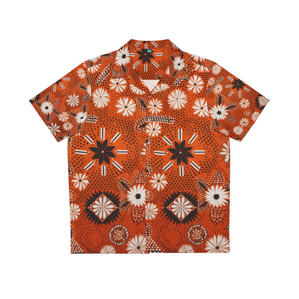 Orange Explosion Hawaiian Shirt (AOP)