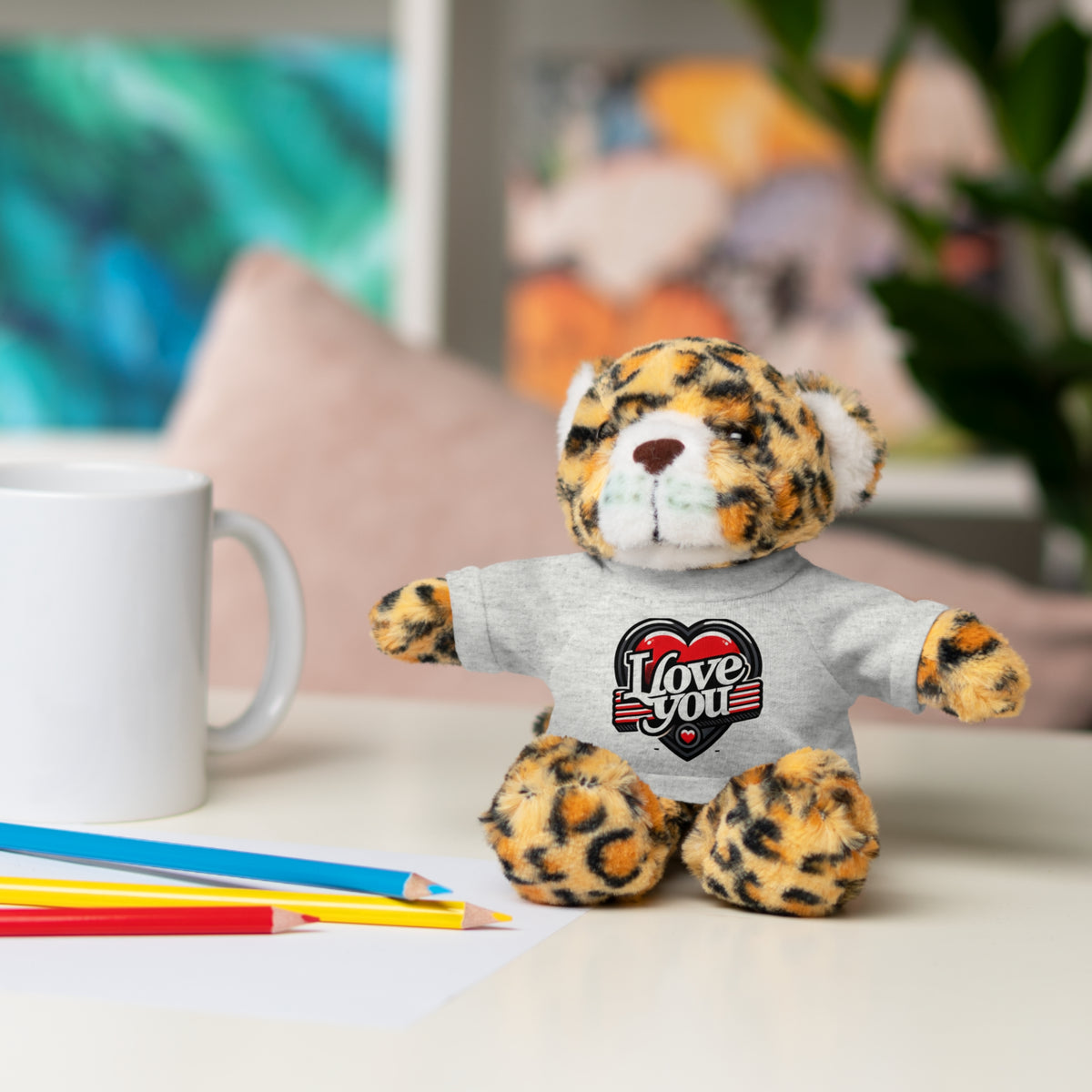 I Love You Stuffed Animals with Tee - NGOWE STORE