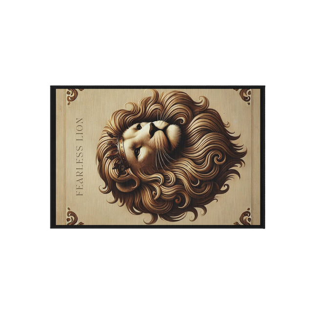Fearless Lion Outdoor Rug - NGOWE STORE