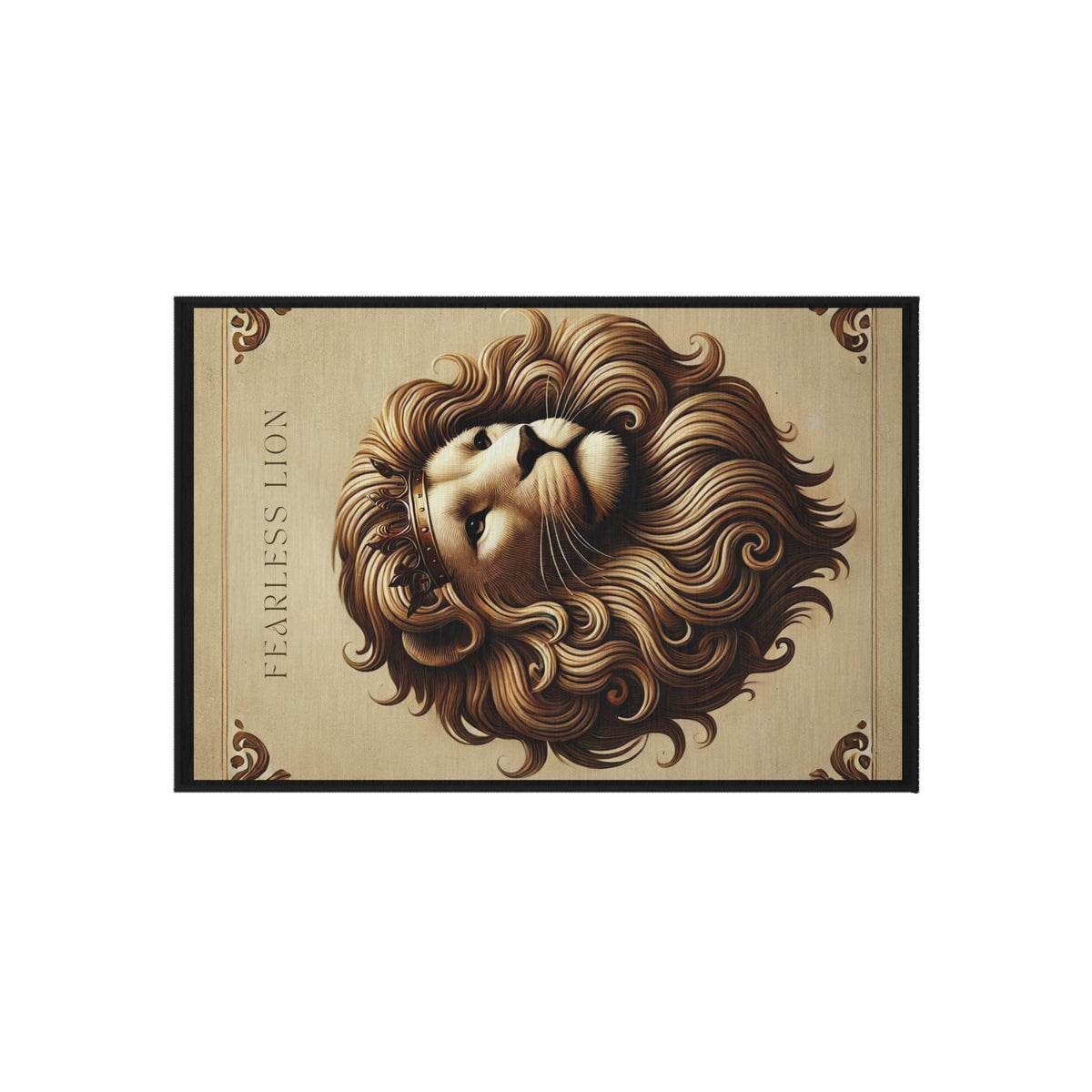 Fearless Lion Outdoor Rug - NGOWE STORE