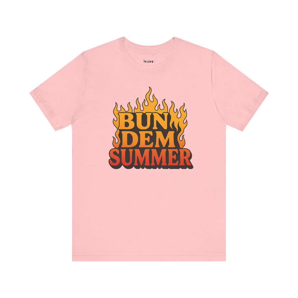 BUN DEM SUMMER Vibes! Graphic Tee - Unisex Short Sleeve T-Shirt, Fun Summer Outfit, Casual Wear, Beach Day Apparel, Gift for Summer Lovers - NGOWE STORE