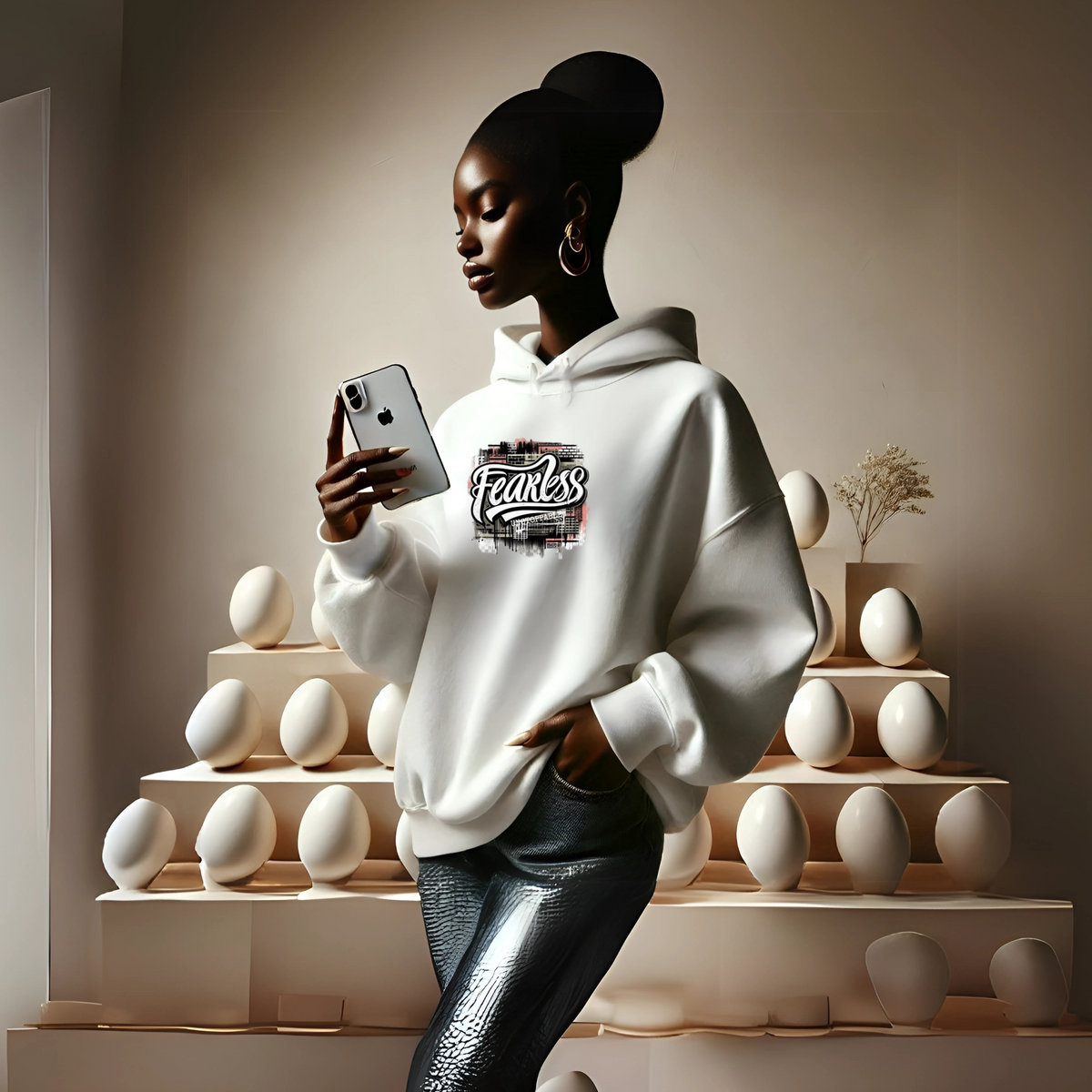 Fearless and Unstoppable Unisex Heavy Blend™ Hooded Sweatshirt - NGOWE STORE