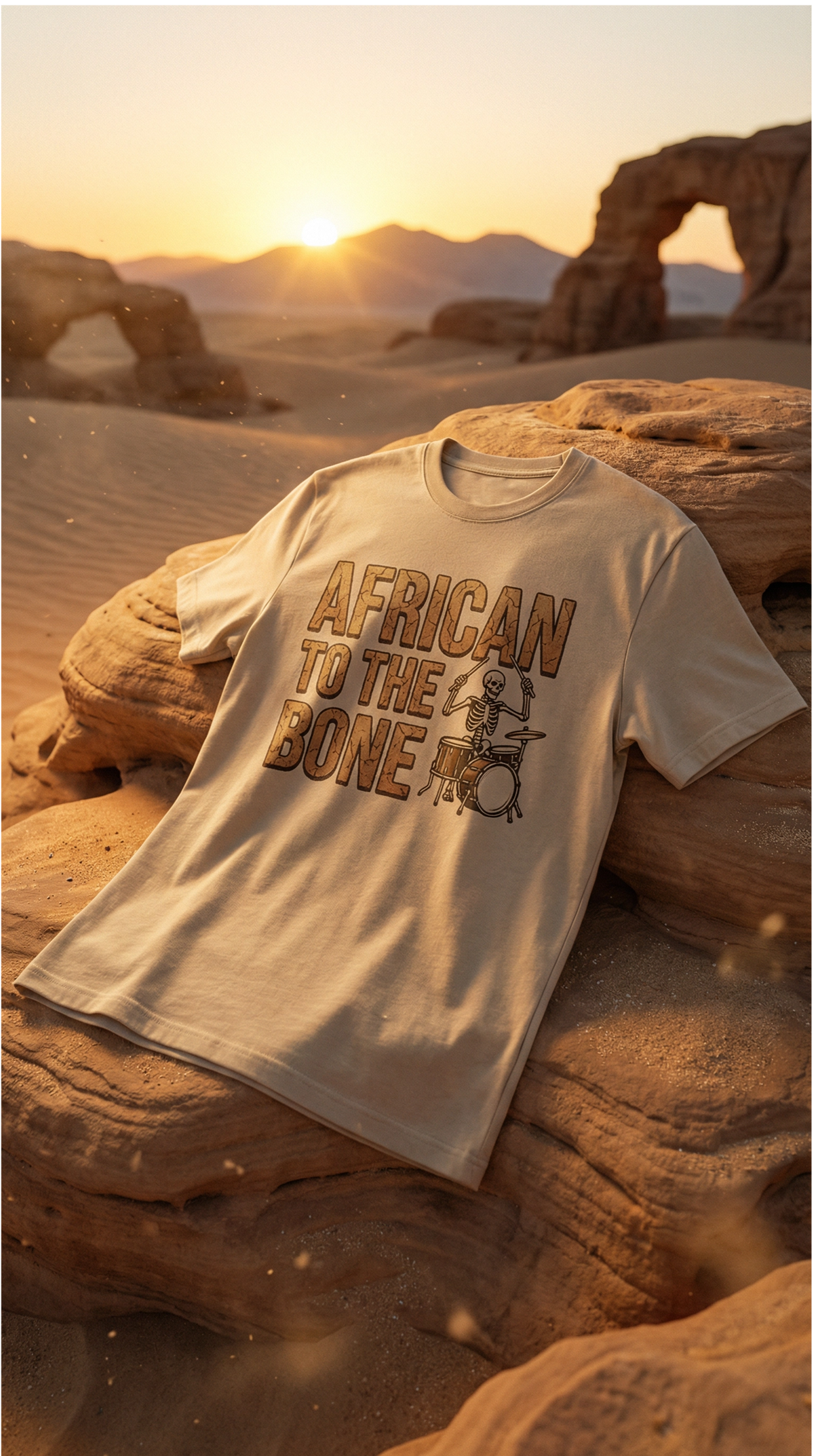African to the Bone T-Shirt | AdeAde Original | Cultural Pride Unisex Tee | Soft Everyday Statement Shirt - NGOWE STORE