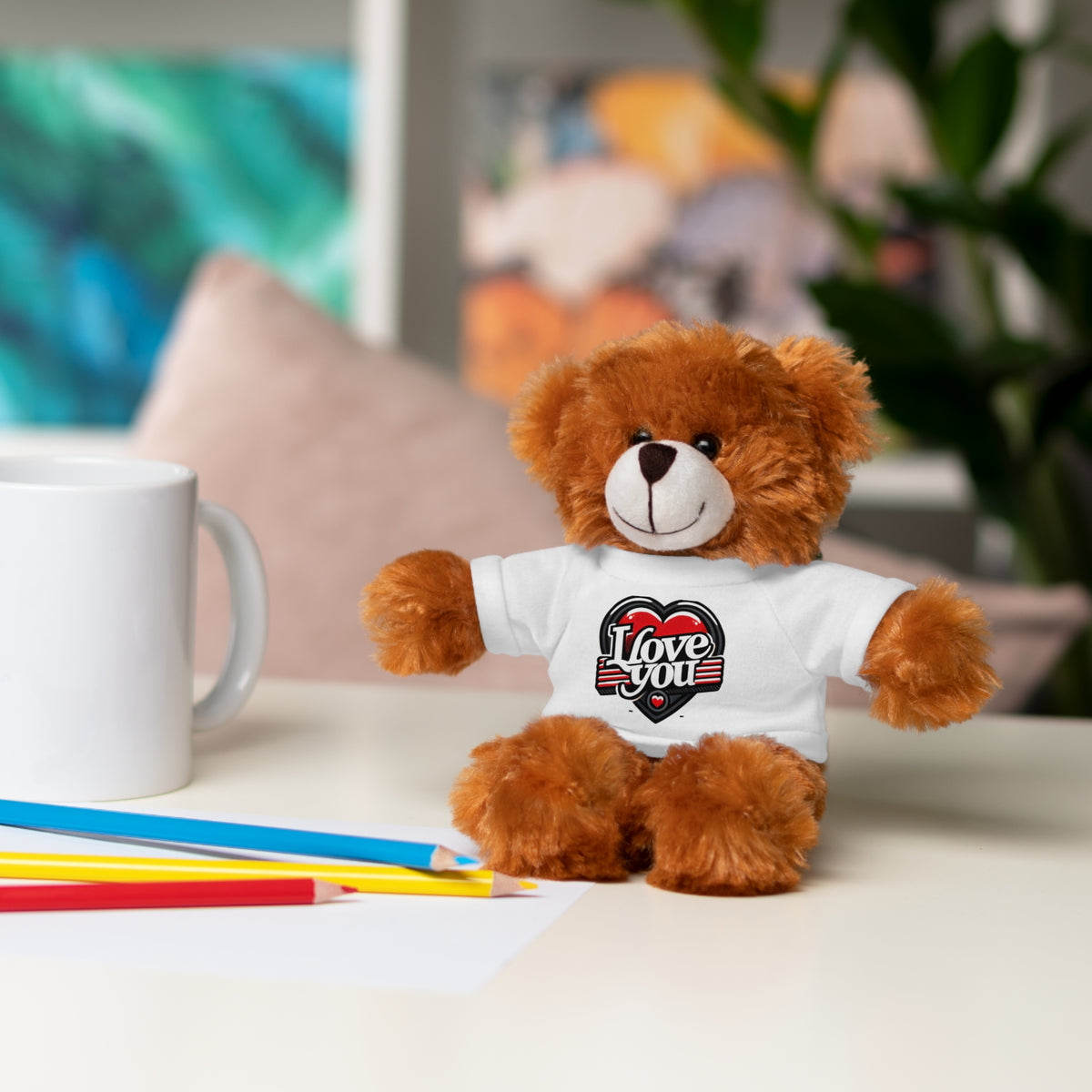 I Love You Stuffed Animals with Tee - NGOWE STORE
