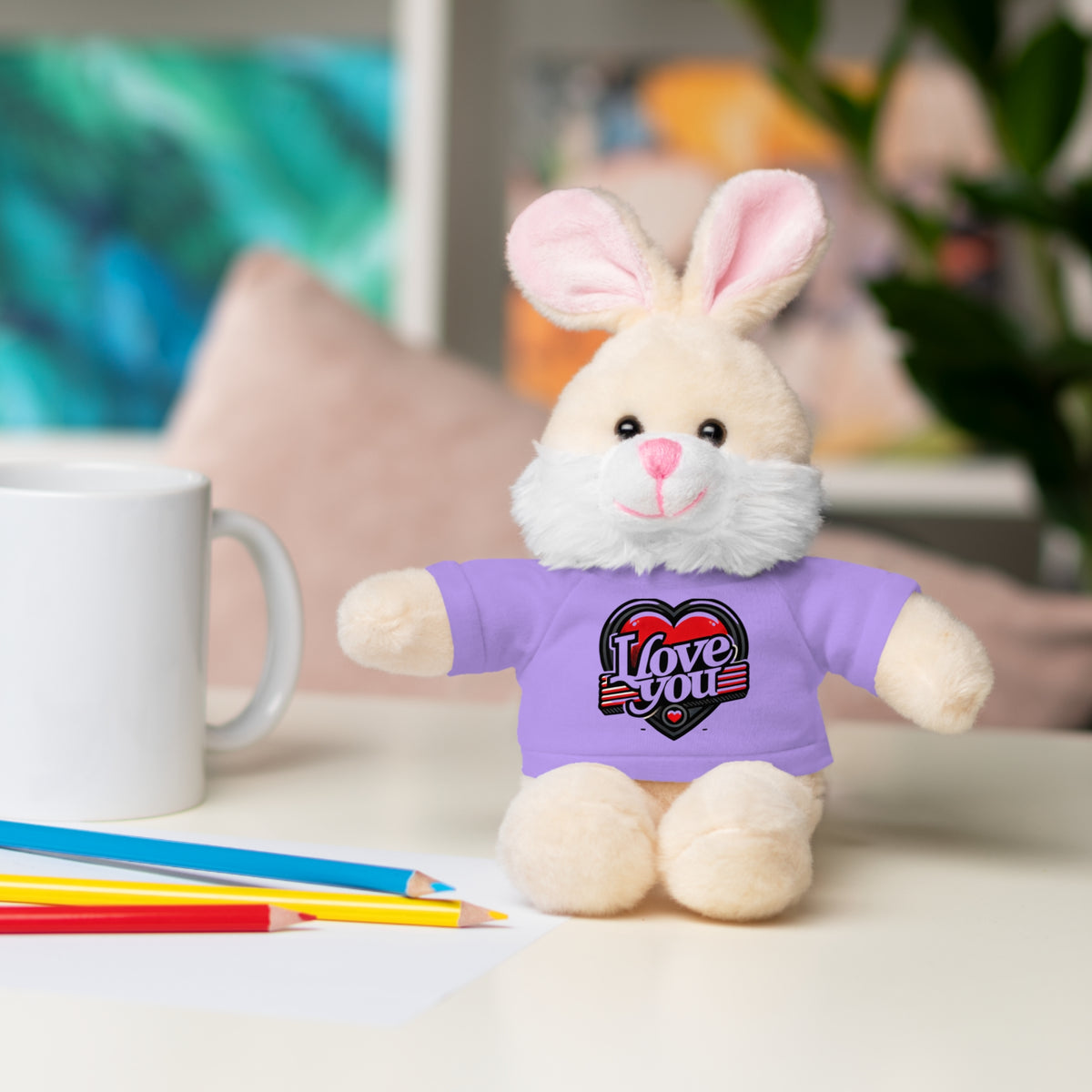 I Love You Stuffed Animals with Tee - NGOWE STORE