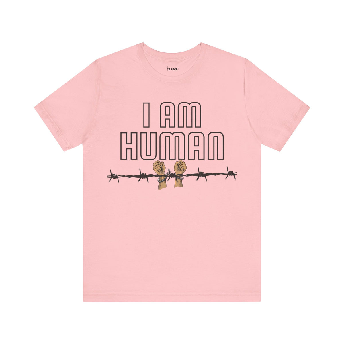 I AM HUMAN Unisex Jersey Tee - Empowerment & Humanity Message, Everyday Wear - NGOWE STORE