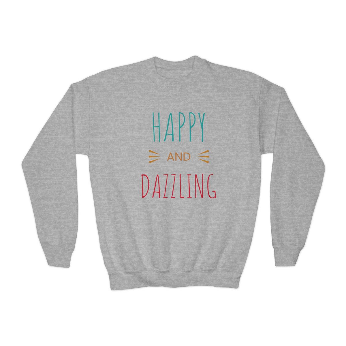 Happy and Dazzling Youth Crewneck Sweatshirt - NGOWE STORE