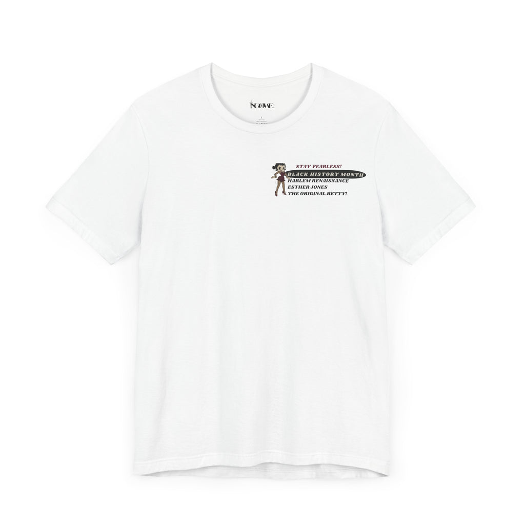 Harlem Renaissance Fearless Betty Boop Unisex Jersey Short Sleeve Tee - NGOWE STORE